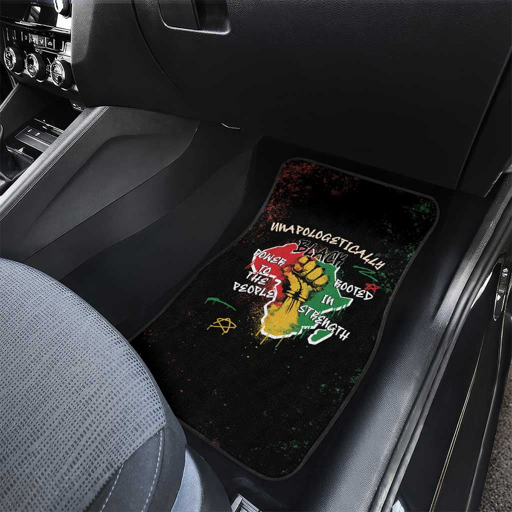 Power in Our Roots Car Mats Unapologetically Black African