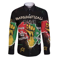 Power in Our Roots Family Matching Puletasi and Hawaiian Shirt Unapologetically Black African