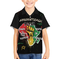 Power in Our Roots Family Matching Puletasi and Hawaiian Shirt Unapologetically Black African