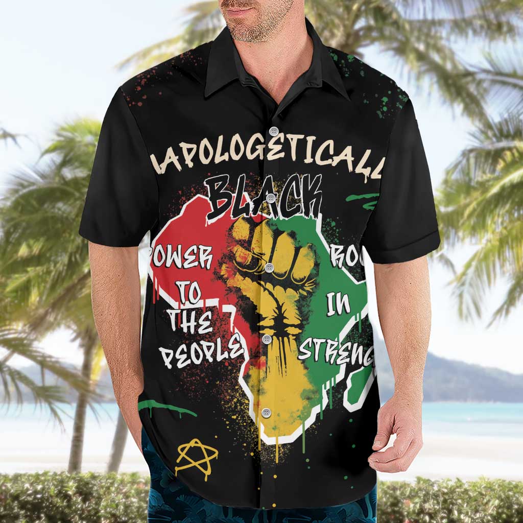 Power in Our Roots Hawaiian Shirt Unapologetically Black African