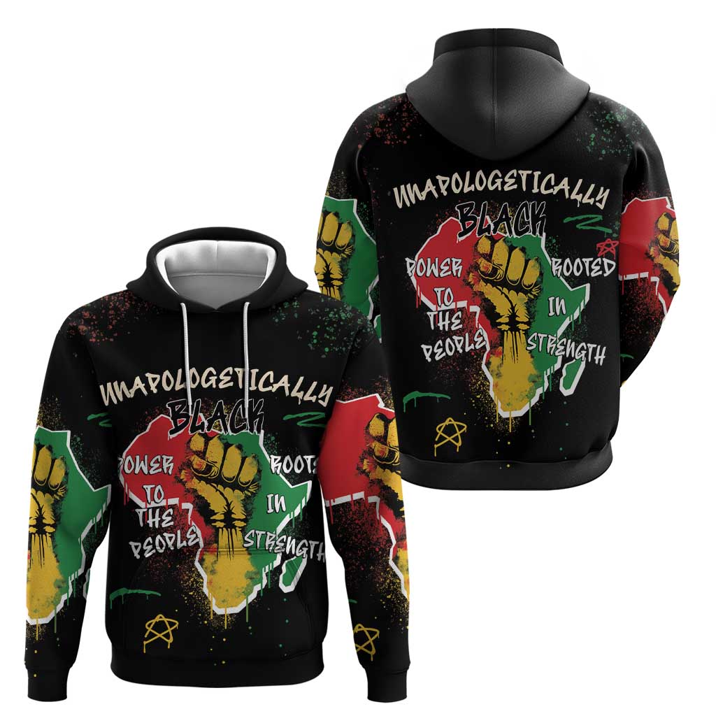Power in Our Roots Hoodie Unapologetically Black African