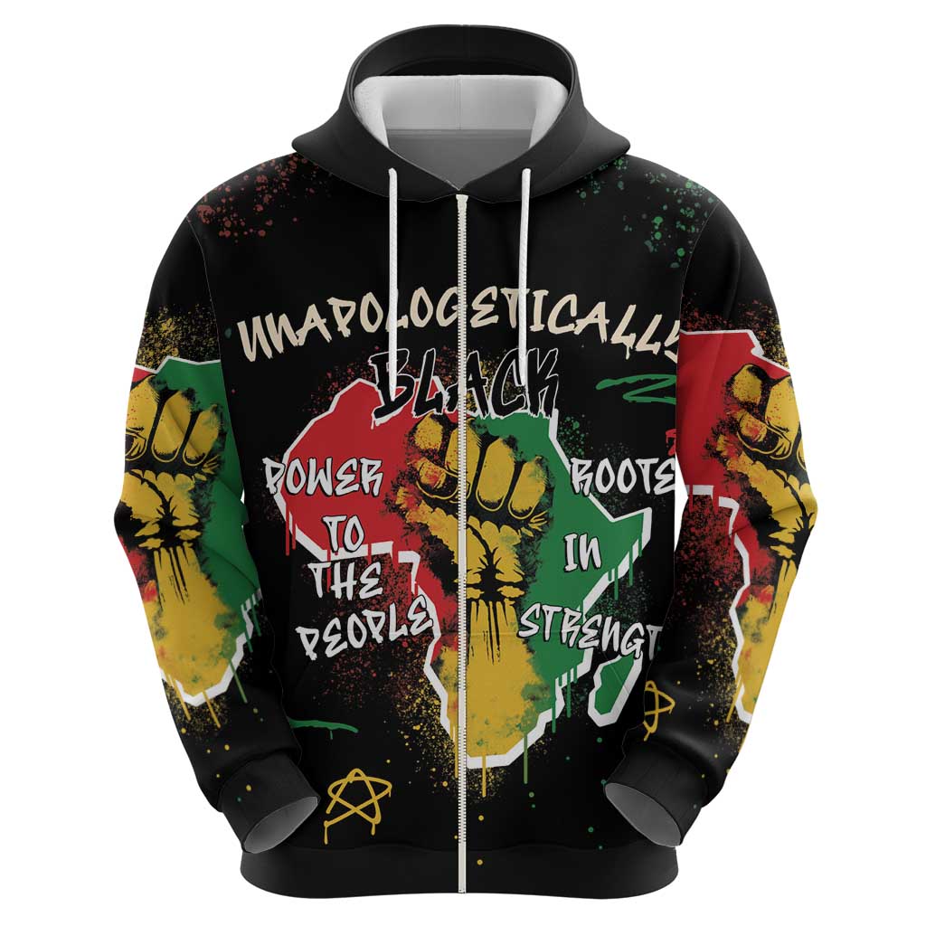 Power in Our Roots Hoodie Unapologetically Black African