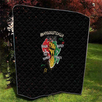 Power in Our Roots Quilt Unapologetically Black African - Wonder Print Shop