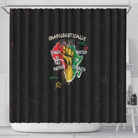 Power in Our Roots Shower Curtain Unapologetically Black African - Wonder Print Shop