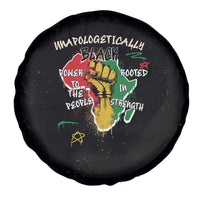Power in Our Roots Spare Tire Cover Unapologetically Black African - Wonder Print Shop