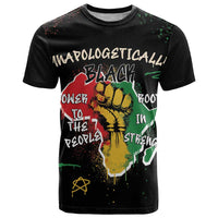 Power in Our Roots T Shirt Unapologetically Black African - Wonder Print Shop