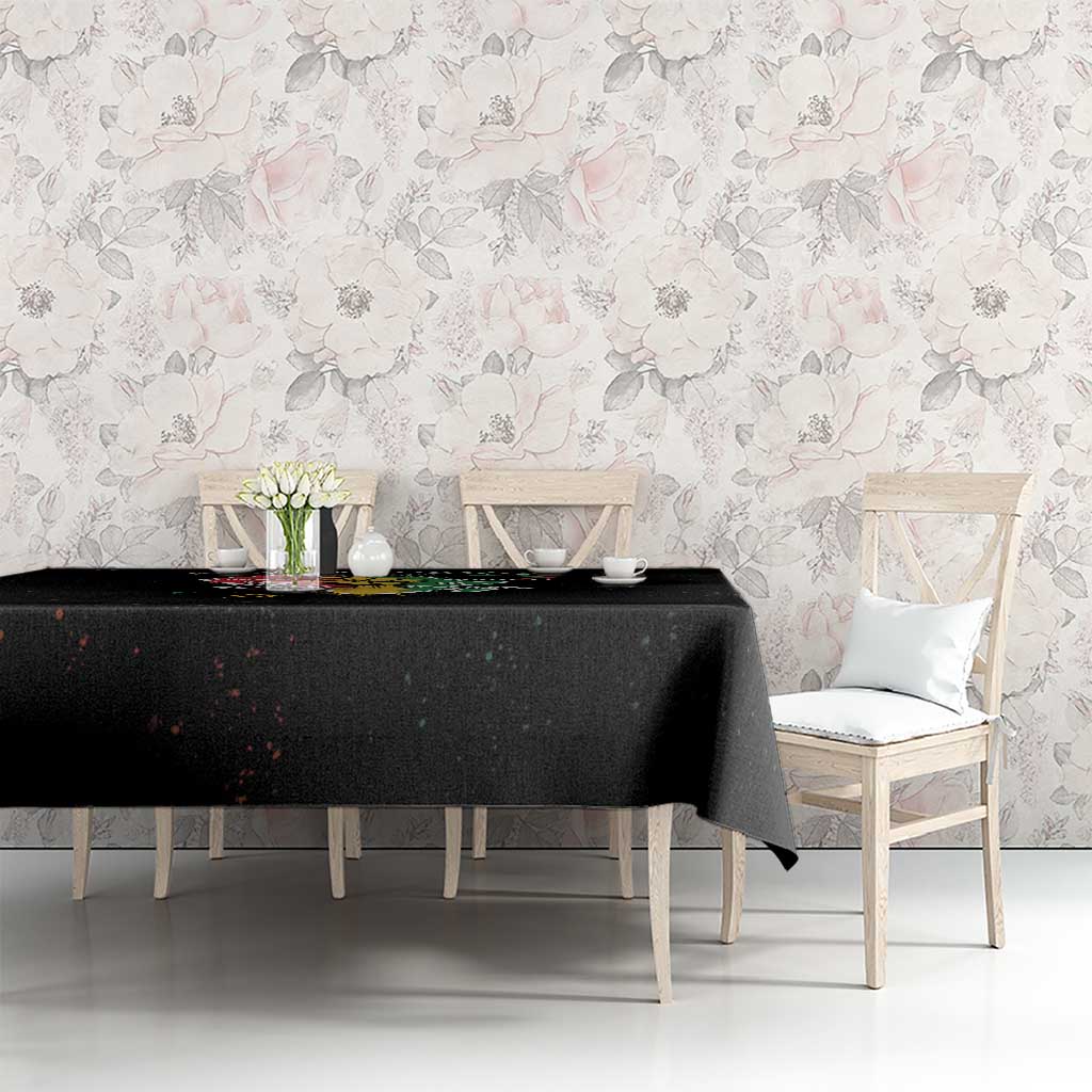 Power in Our Roots Tablecloth Unapologetically Black African - Wonder Print Shop