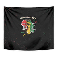 Power in Our Roots Tapestry Unapologetically Black African - Wonder Print Shop
