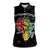 Power in Our Roots Women Sleeveless Polo Shirt Unapologetically Black African - Wonder Print Shop