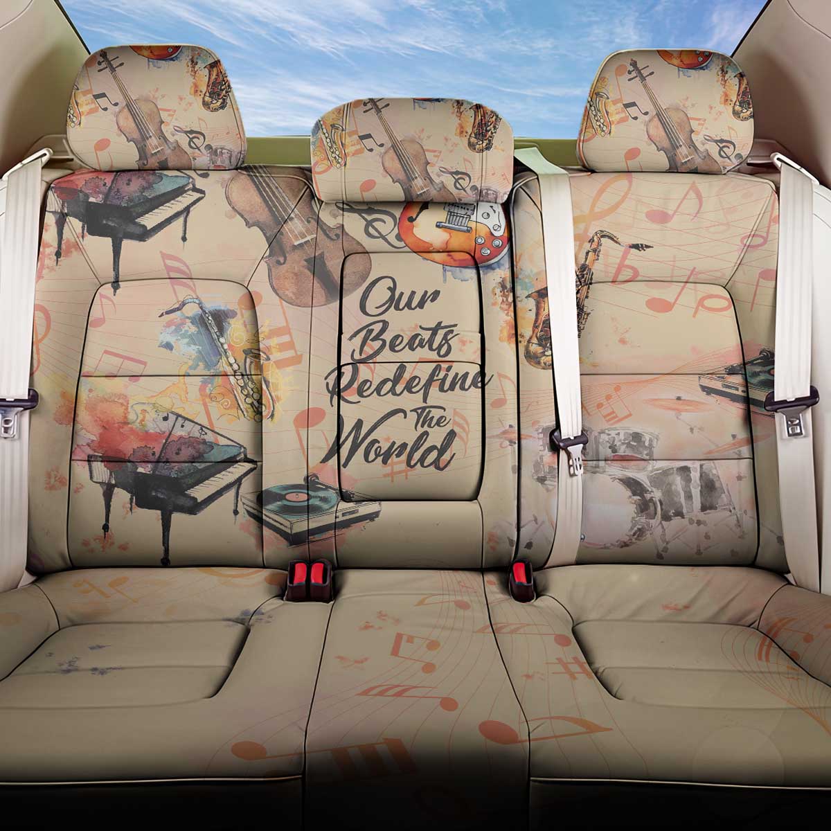 Our Beats Redefine The World African Back Car Seat Cover