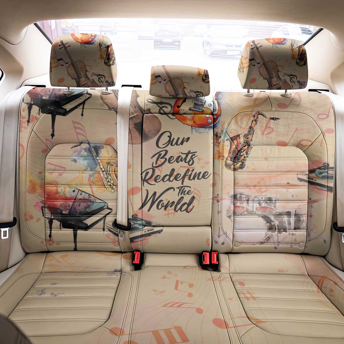 Our Beats Redefine The World African Back Car Seat Cover
