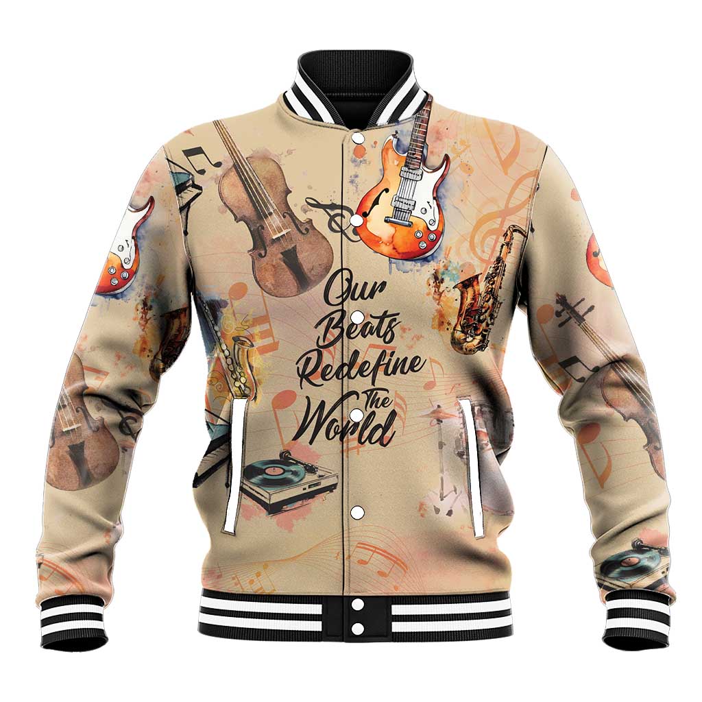 Our Beats Redefine The World African Baseball Jacket