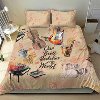 Our Beats Redefine The World African Bedding Set