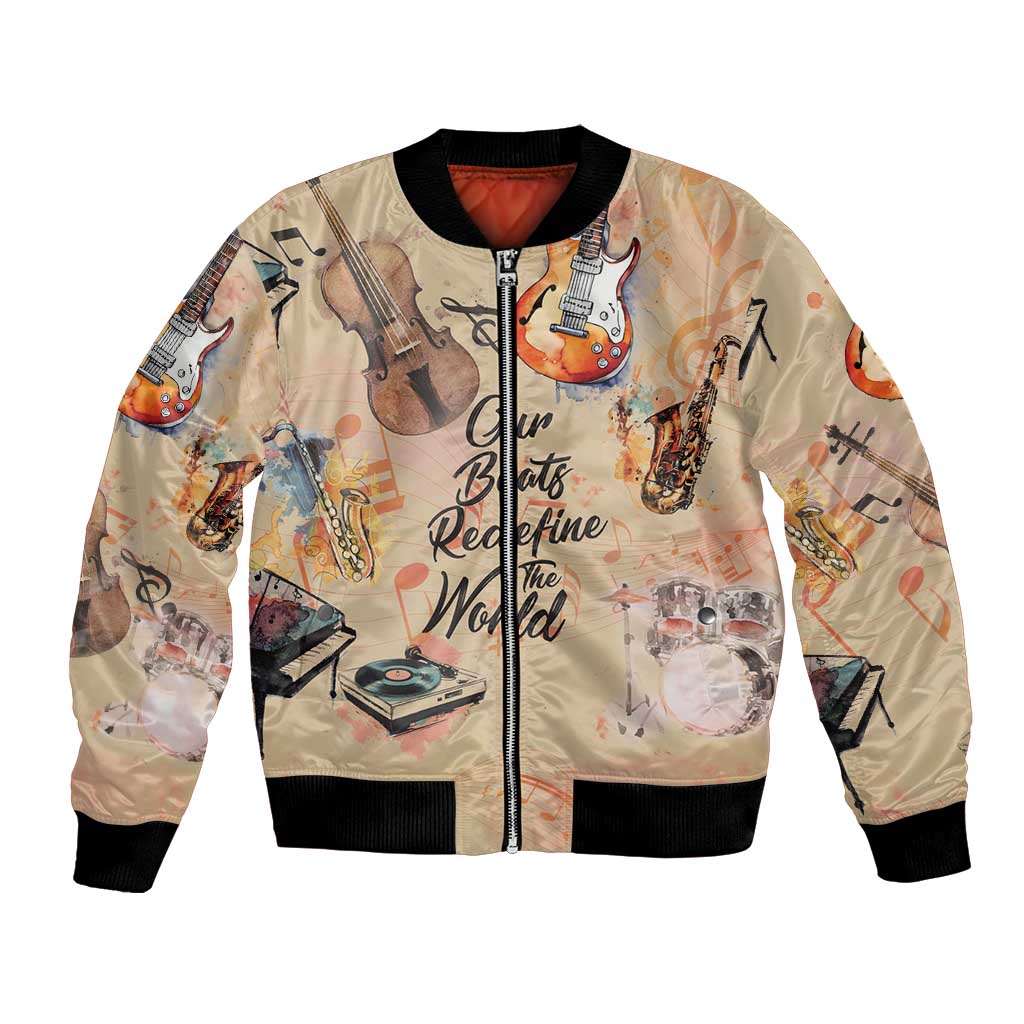 Our Beats Redefine The World African Bomber Jacket