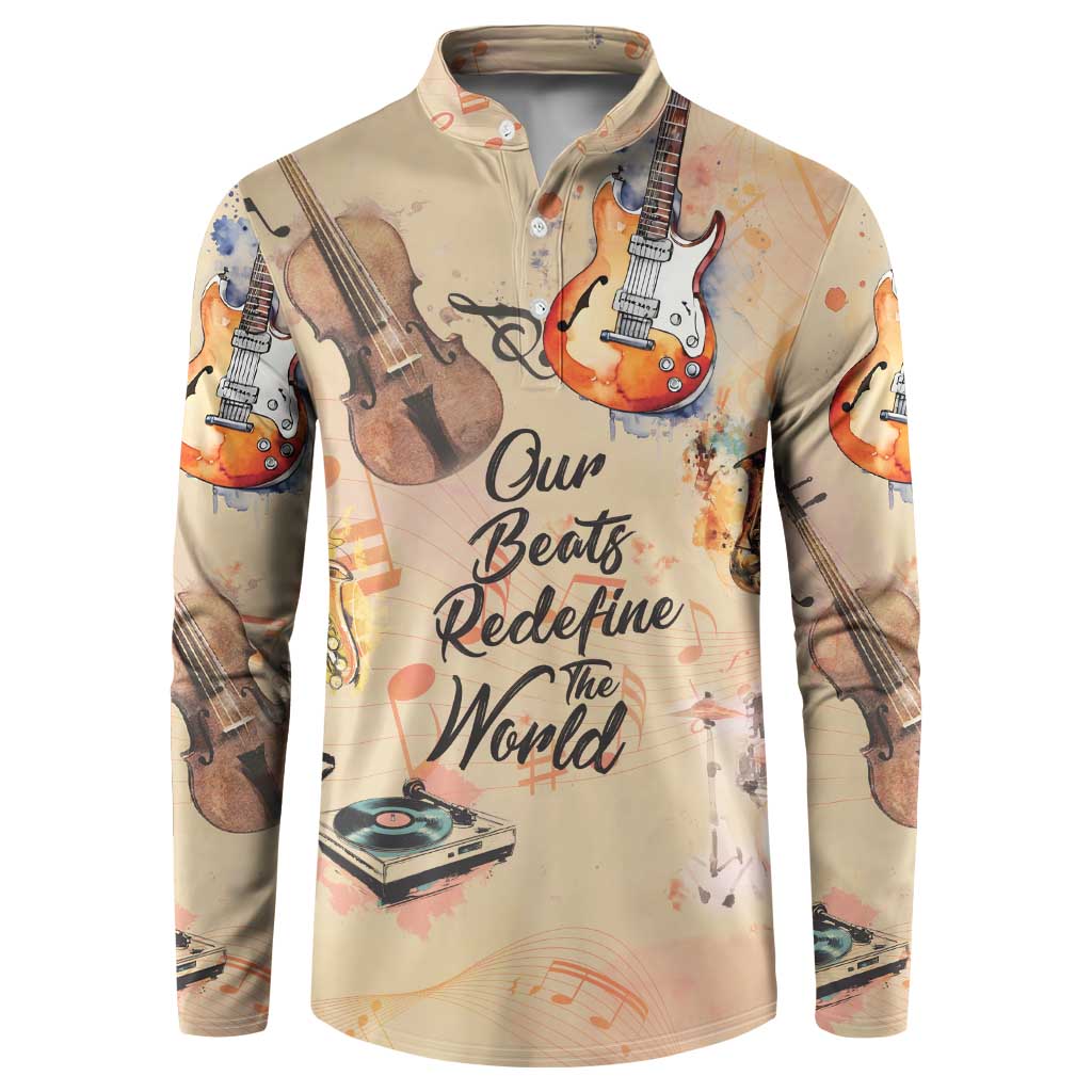 Our Beats Redefine The World African Button Sweatshirt