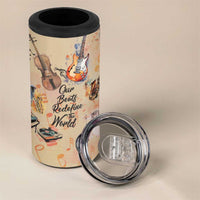 Our Beats Redefine The World African 4 in 1 Can Cooler Tumbler