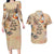 Our Beats Redefine The World African Couples Matching Long Sleeve Bodycon Dress and Hawaiian Shirt