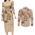 Our Beats Redefine The World African Couples Matching Long Sleeve Bodycon Dress and Long Sleeve Button Shirt