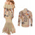Our Beats Redefine The World African Couples Matching Mermaid Dress and Long Sleeve Button Shirt