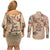 Our Beats Redefine The World African Couples Matching Off Shoulder Short Dress and Long Sleeve Button Shirt