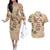Our Beats Redefine The World African Couples Matching Off The Shoulder Long Sleeve Dress and Hawaiian Shirt