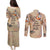 Our Beats Redefine The World African Couples Matching Puletasi and Long Sleeve Button Shirt