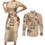 Our Beats Redefine The World African Couples Matching Short Sleeve Bodycon Dress and Long Sleeve Button Shirt