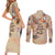 Our Beats Redefine The World African Couples Matching Short Sleeve Bodycon Dress and Long Sleeve Button Shirt