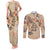 Our Beats Redefine The World African Couples Matching Tank Maxi Dress and Long Sleeve Button Shirt