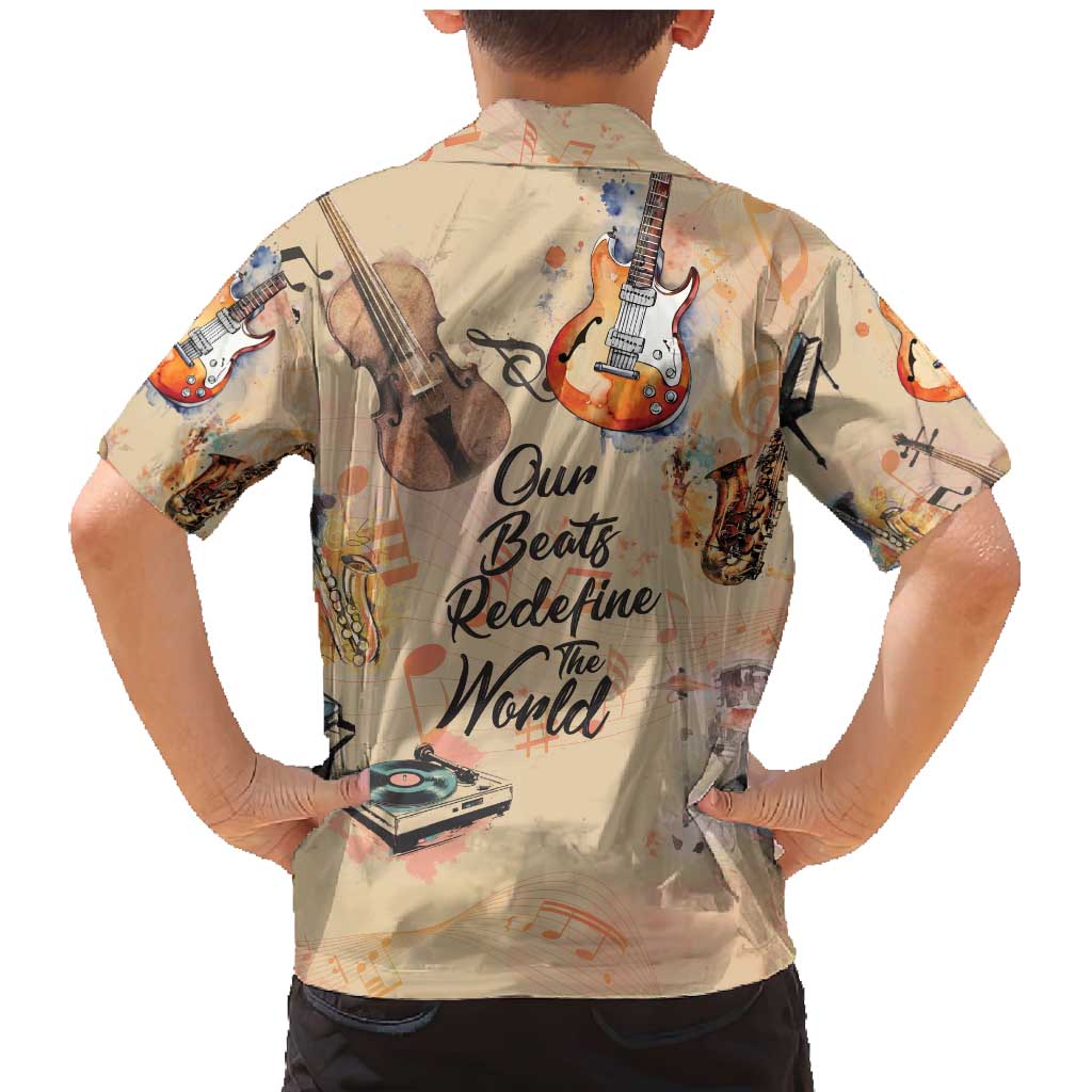 Our Beats Redefine The World African Family Matching Mermaid Dress and Hawaiian Shirt