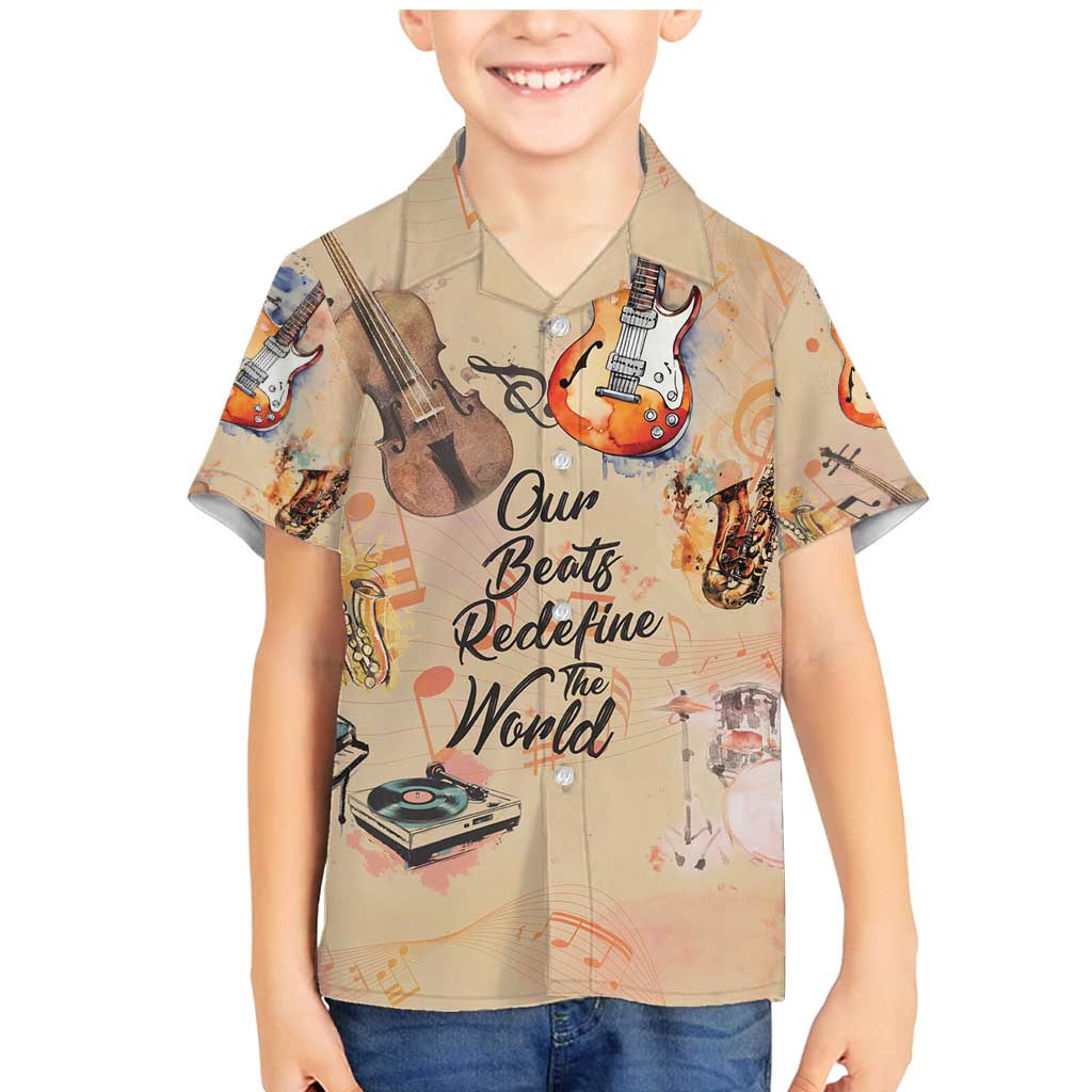 Our Beats Redefine The World African Family Matching Mermaid Dress and Hawaiian Shirt