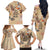 Our Beats Redefine The World African Family Matching Off The Shoulder Long Sleeve Dress and Hawaiian Shirt