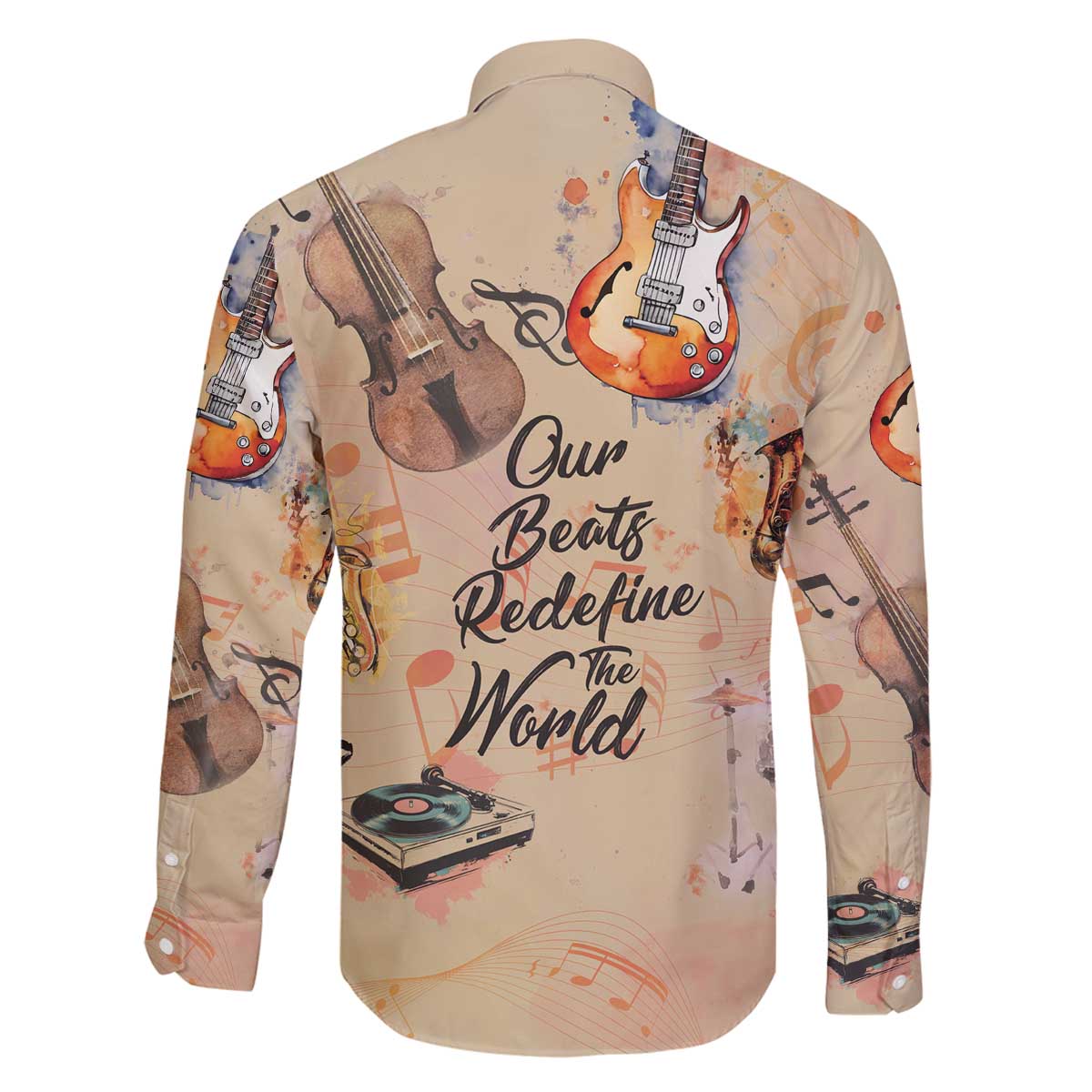 Our Beats Redefine The World African Family Matching Off The Shoulder Long Sleeve Dress and Hawaiian Shirt