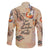 Our Beats Redefine The World African Family Matching Off The Shoulder Long Sleeve Dress and Hawaiian Shirt