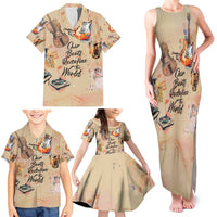 Our Beats Redefine The World African Family Matching Tank Maxi Dress and Hawaiian Shirt