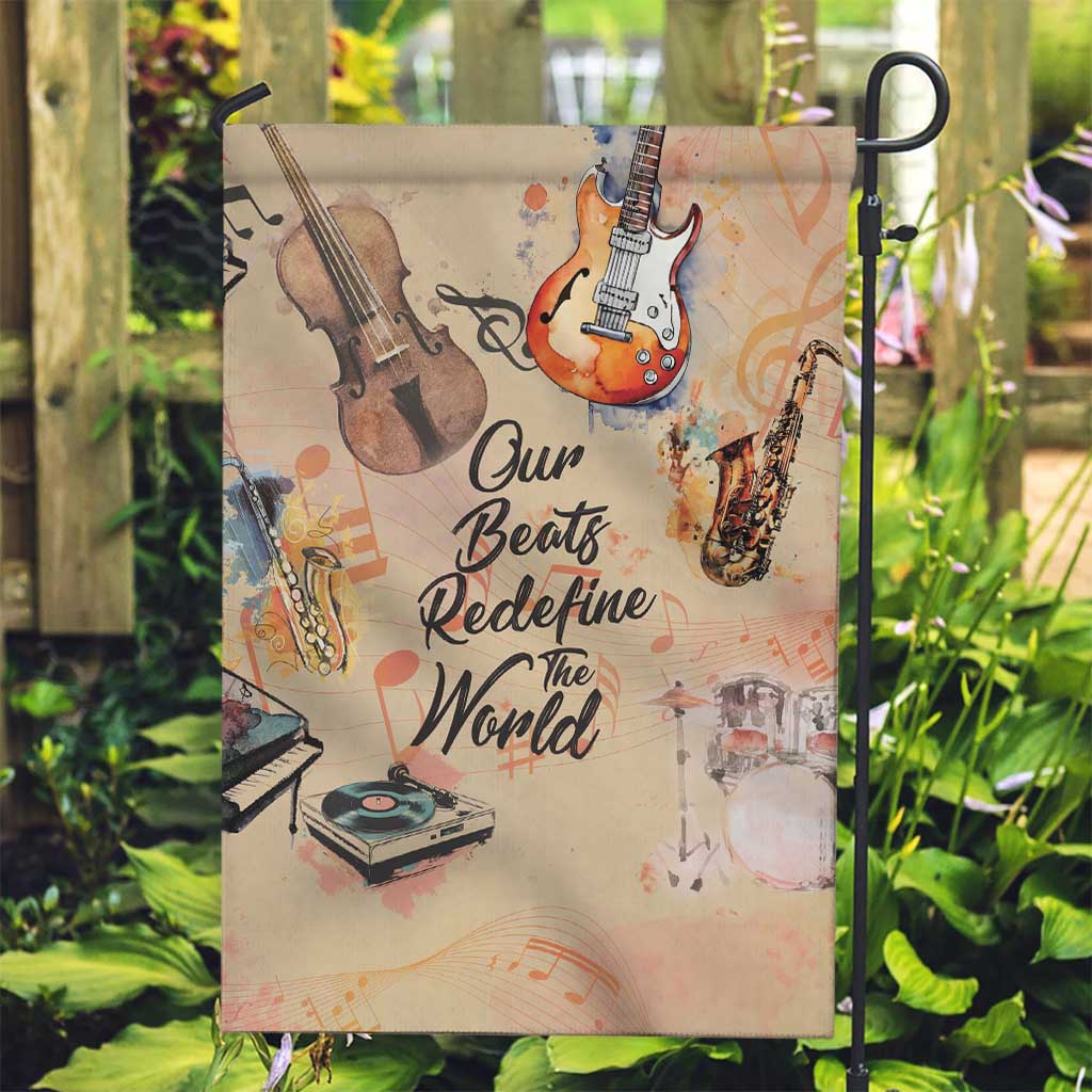 Our Beats Redefine The World African Garden Flag