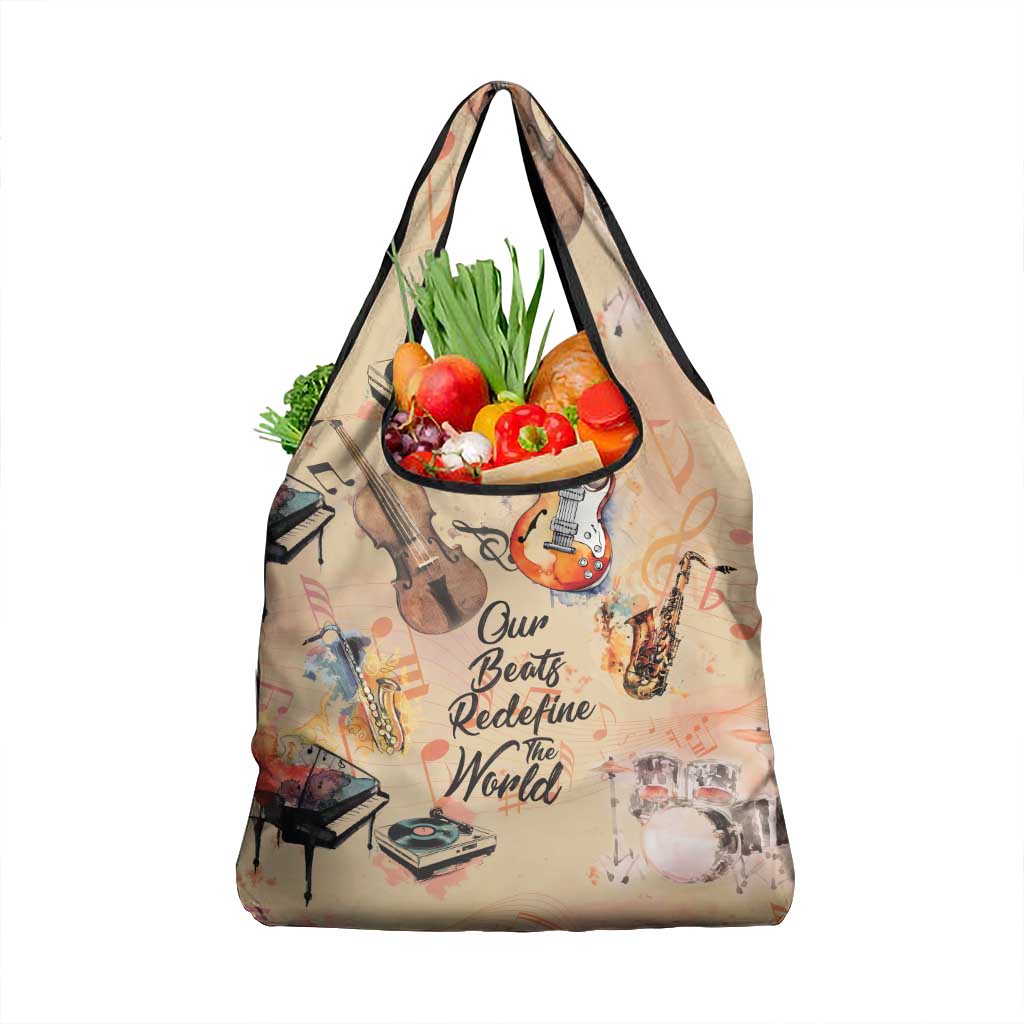 Our Beats Redefine The World African Grocery Bag
