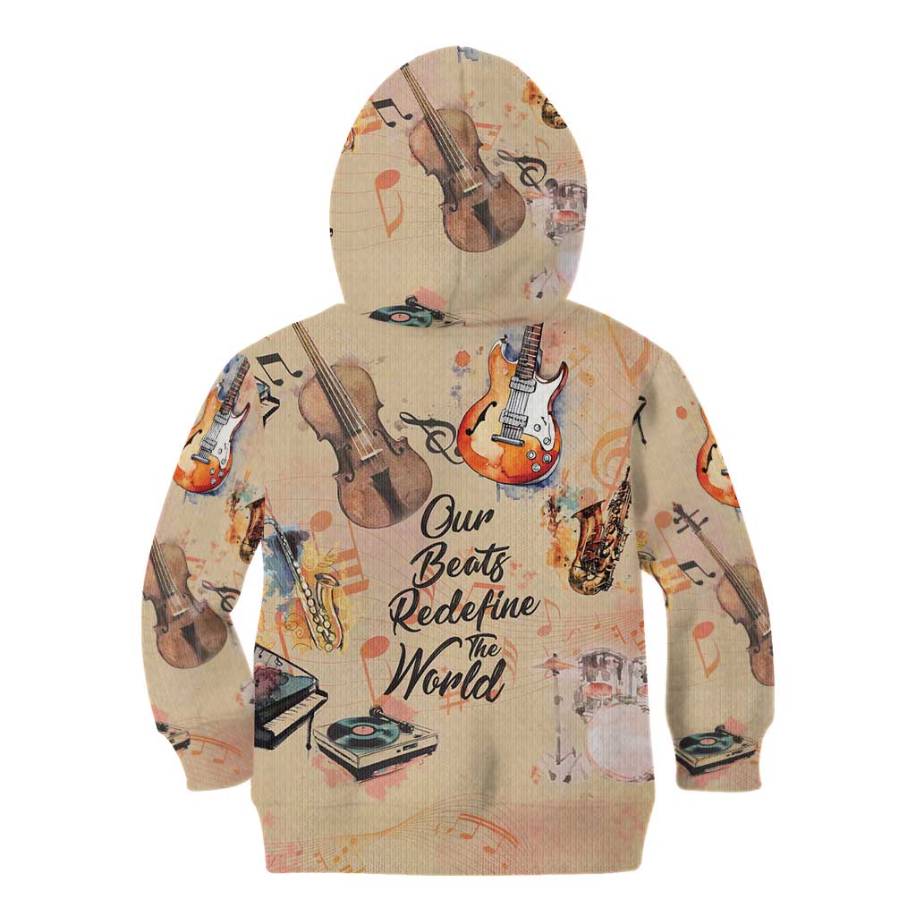 Our Beats Redefine The World African Kid Hoodie