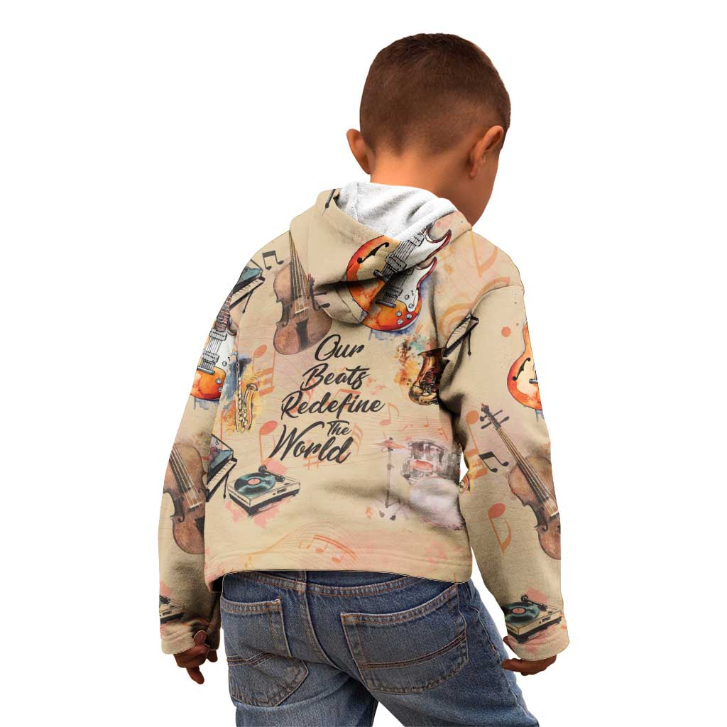 Our Beats Redefine The World African Kid Hoodie