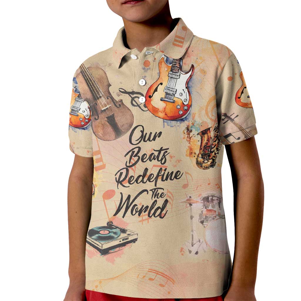 Our Beats Redefine The World African Kid Polo Shirt