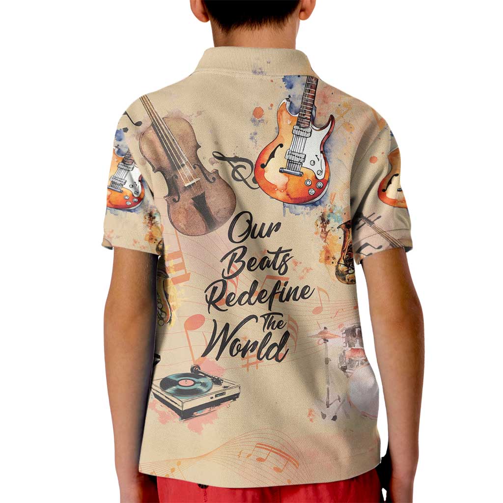 Our Beats Redefine The World African Kid Polo Shirt