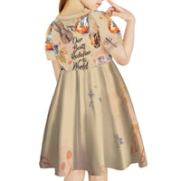 Our Beats Redefine The World African Kid Short Sleeve Dress