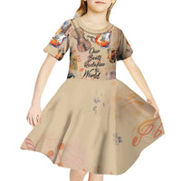 Our Beats Redefine The World African Kid Short Sleeve Dress