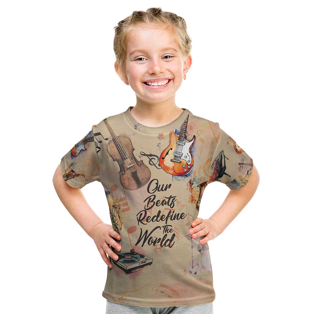 Our Beats Redefine The World African Kid T Shirt