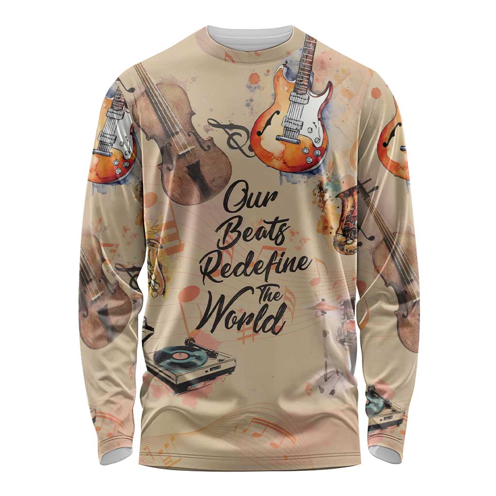 Our Beats Redefine The World African Long Sleeve Shirt
