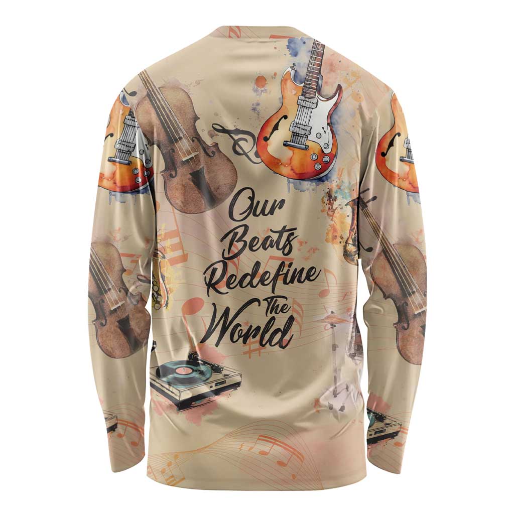 Our Beats Redefine The World African Long Sleeve Shirt