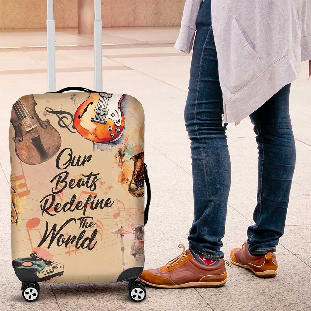 Our Beats Redefine The World African Luggage Cover