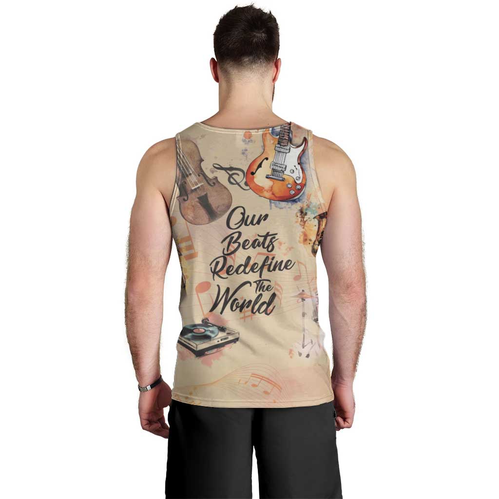 Our Beats Redefine The World African Men Tank Top