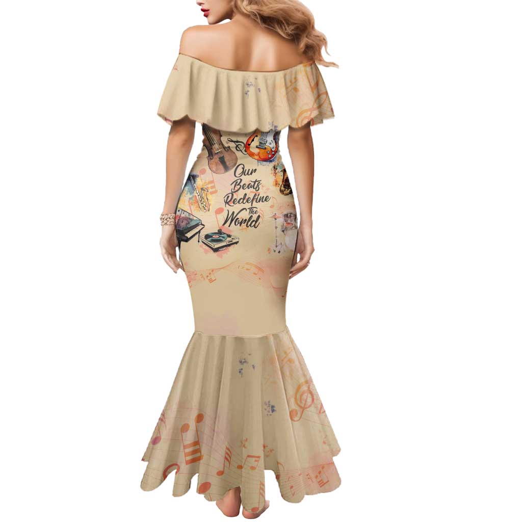 Our Beats Redefine The World African Mermaid Dress