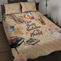Our Beats Redefine The World African Quilt Bed Set